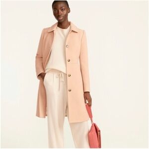 J. Crew Classic Lady Day Coat Warm Taupe 2P (fits like a 0P)